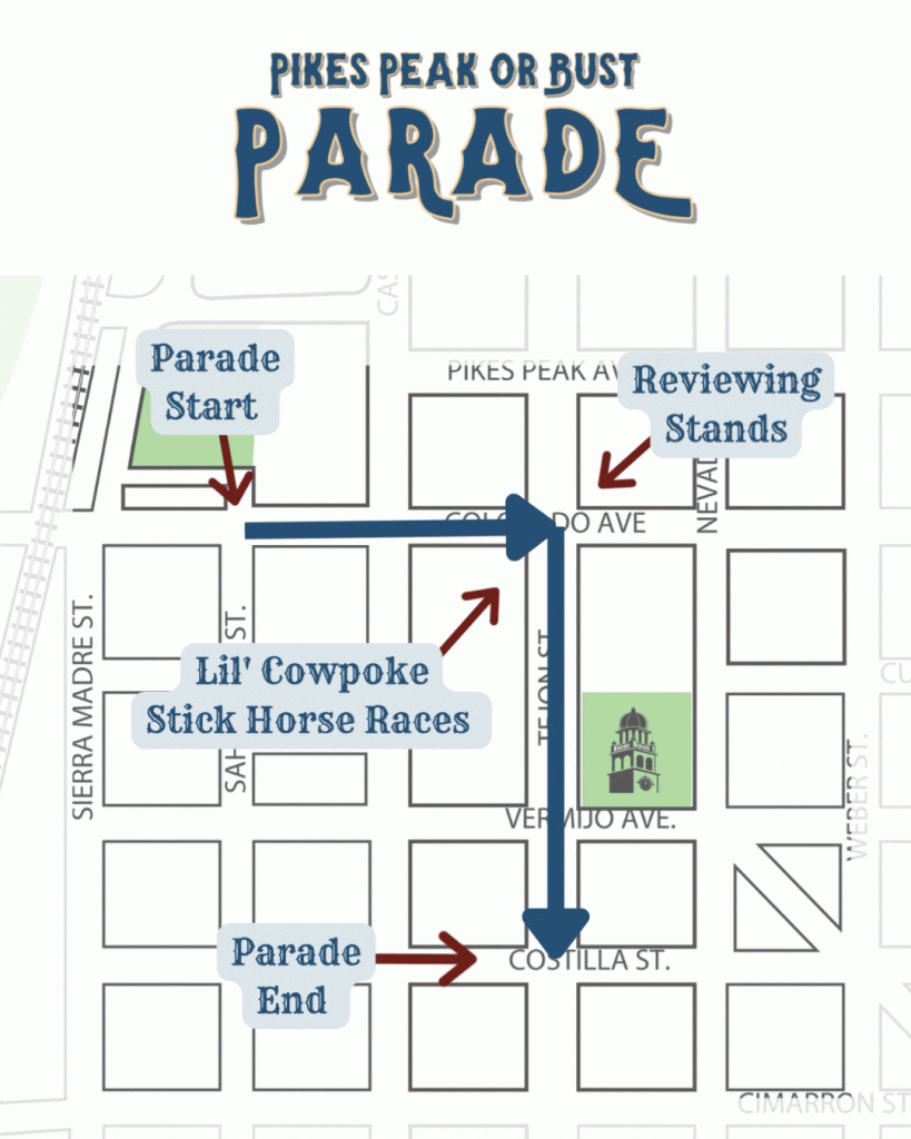 2025 parade route and map
